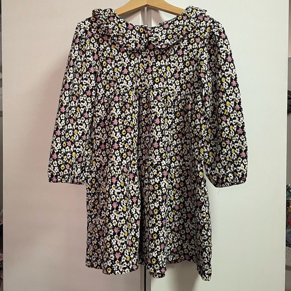 Flower black dress